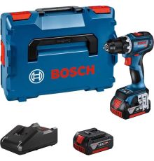Дрель-шуруповерт Bosch GSR 18V-90 C Professional 06019K6006 с 2-мя АКБ 5 Ач, кейс