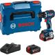 Дрель-шуруповерт Bosch GSR 18V-90 C Professional 06019K6006 с 2-мя АКБ 5 Ач, кейс