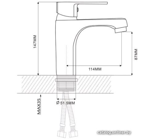Смеситель Ekko E10301