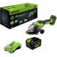 Угловая шлифмашина Greenworks GD24AG 3200207CUH с 1-м АКБ