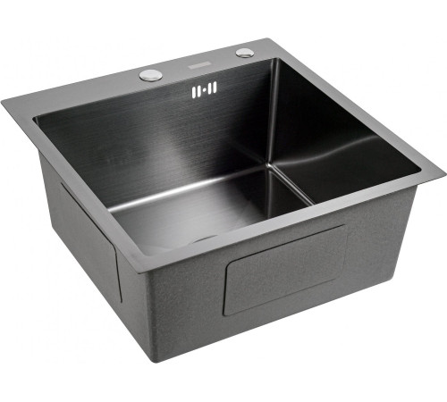 Кухонная мойка Futur FK 4548 B Eco Embossing черный нано