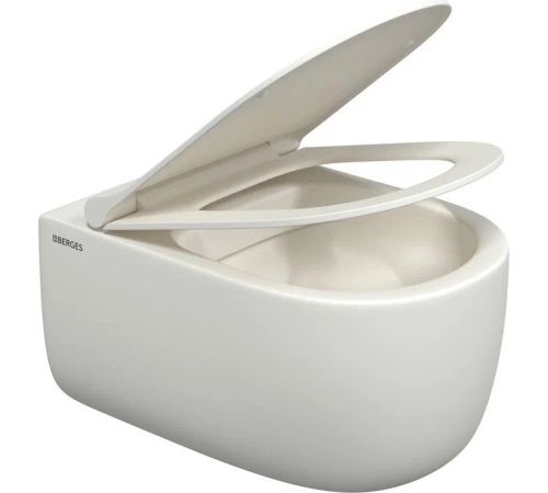 Унитаз подвесной Berges Wasserhaus Ego XL Rimless 082218