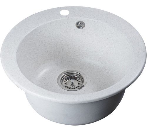 Кухонная мойка Marblan Orbi бежевый, с сифоном