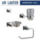Набор аксессуаров для ванной Lauter 21SH6061 + 21SH6051 + 21SH6091 + 21SH6071 Chrome, 4 предмета
