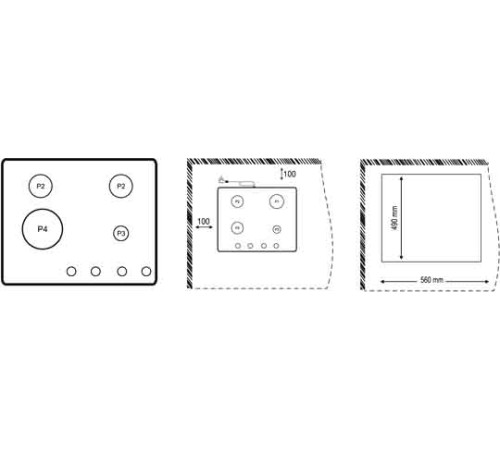 Варочная панель Korting HG 665 CTN