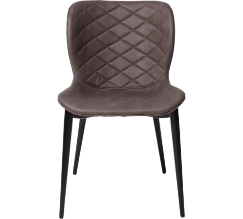 Стул Алвест Av 470 коричневая замша 04/черный