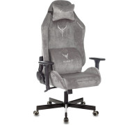 Игровое геймерское кресло Бюрократ Knight N1 Fabric серый Light-19