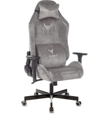 Игровое геймерское кресло Бюрократ Knight N1 Fabric серый Light-19