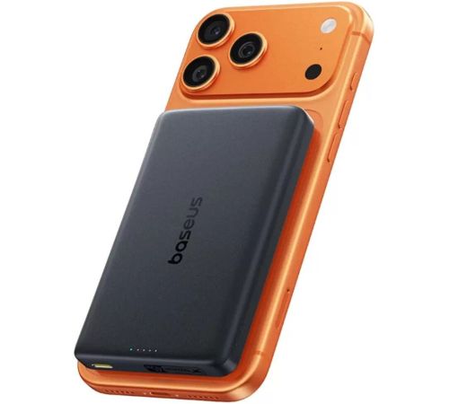 Внешний аккумулятор Baseus PicoGo AM52 Slim Qi2.2 Magnetic Power Bank 45W 10000mAh черный
