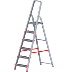 Лестница-стремянка Новая высота NV 511 алюминиевая индустриальная 6 ступеней 5110106