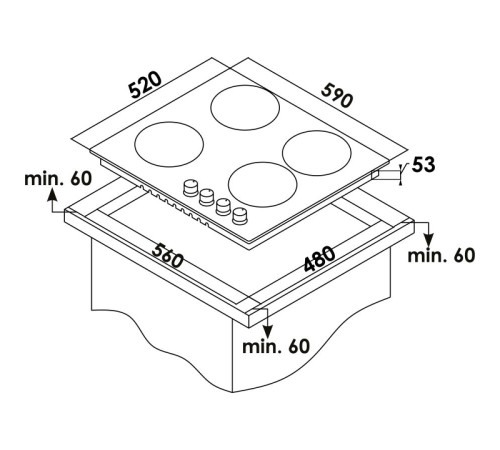 Варочная панель Schaub Lorenz SLK IY6SC3