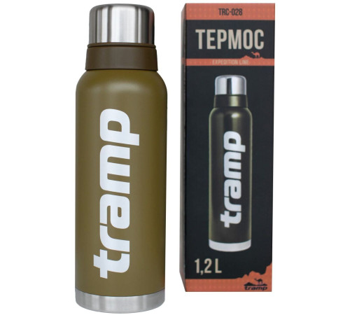 Термос TRAMP TRC-028 1.2л оливковый
