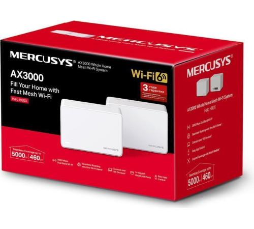 Wi-Fi система Mercusys Halo H80X 2-pack