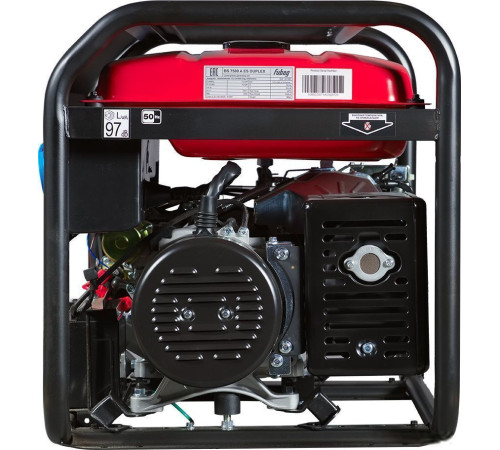 Бензиновый генератор Fubag BS 7500 A ES Duplex с коннектором автоматики