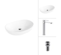 Умывальник Lauter 21502 + Moon 21СK81691C с донным клапаном 21190CH хром