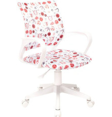 Компьютерное кресло Бюрократ KD-W4 1691599 белый аниме/пластик белый