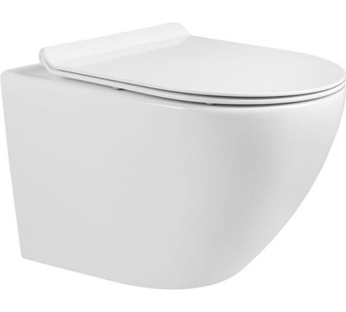 Унитаз подвесной Grado GD-W203T + GROHE Rapid SL 38772001 с кнопкой смыва