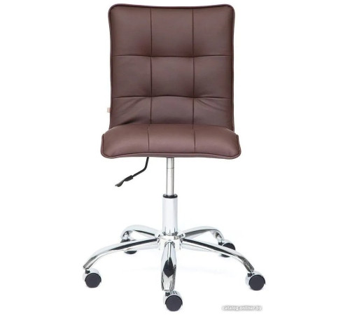 Офисное кресло TetChair Zero кожзам коричневый