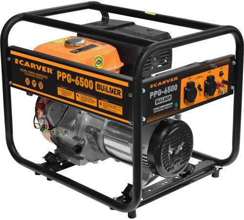 Бензиновый генератор Carver PPG-6500 Builder