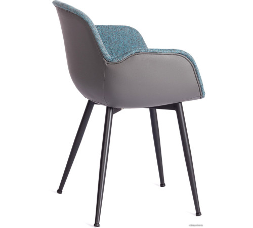 Стул TetChair Valentino бирюзовый/серый/черный