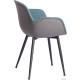 Стул TetChair Valentino бирюзовый/серый/черный