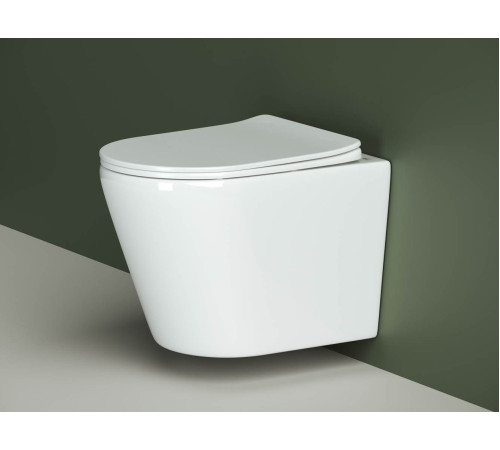 Унитаз подвесной Ceramica Nova Rimless CN1804 + 38772001