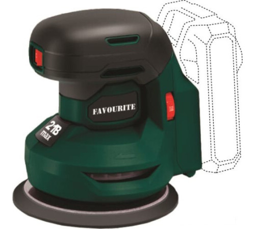Эксцентриковая шлифмашина Favourite OBS 21 OS125 без АКБ