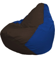 Кресло-мешок Flagman Груша Макси Г2.1-328 синий/коричневый