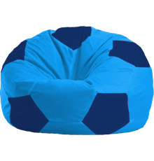 Кресло-мешок Flagman Мяч Стандарт М1.1-272 голубой/темно-синий