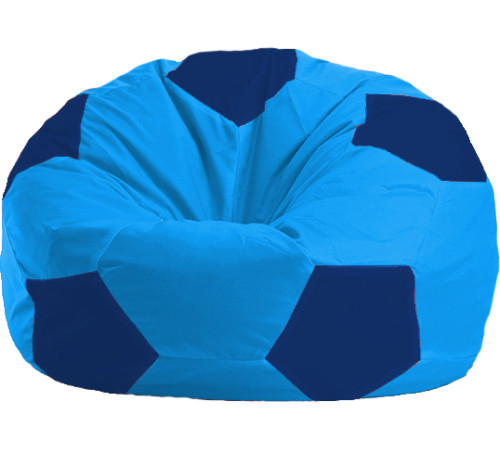 Кресло-мешок Flagman Мяч Стандарт М1.1-272 голубой/темно-синий