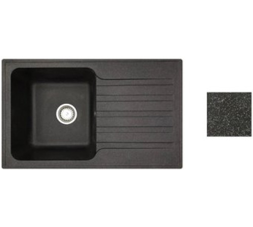 Кухонная мойка БелЭворс Styl L черный, без сифона