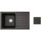 Кухонная мойка БелЭворс Styl L черный, без сифона