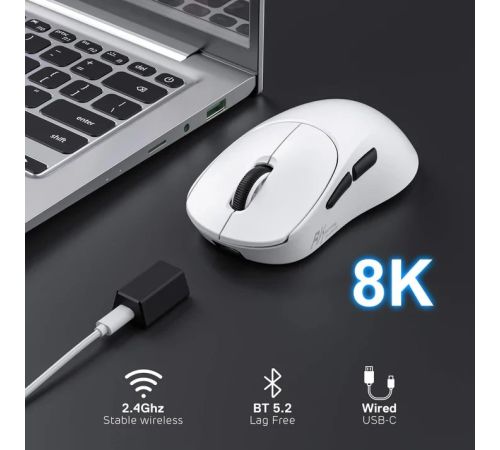 Игровая мышь Royal Kludge MG5 белый