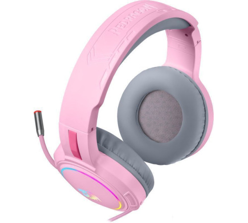Наушники Redragon Mento розовый