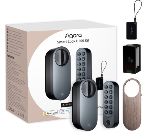 Дверной замок Aqara Smart Lock U200 Kit черный