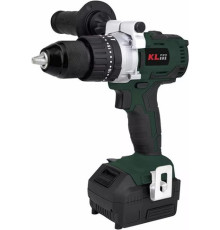 Ударная дрель-шуруповерт KLPRO KLDM18B-50 с 2-мя АКБ, кейс