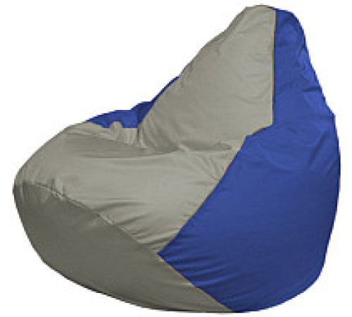Кресло-мешок Flagman Груша Мини L Г0.1-345 серый/синий
