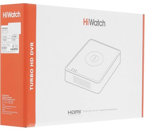 Гибридный видеорегистратор HiWatch DS-H216QAC