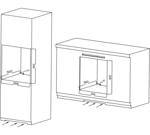 Электрический духовой шкаф MAUNFELD EOEC.566TW