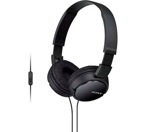 Наушники с микрофоном Sony MDR-ZX110AP черный