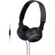 Наушники с микрофоном Sony MDR-ZX110AP черный