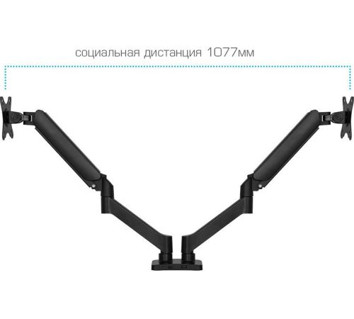 Кронштейн для монитора Arm Media LCD-T23 черный