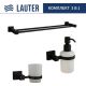 Набор аксессуаров для ванной Lauter 21SH6062 + 21SH6172 + 21SH6022 Matt Black, 3 предмета
