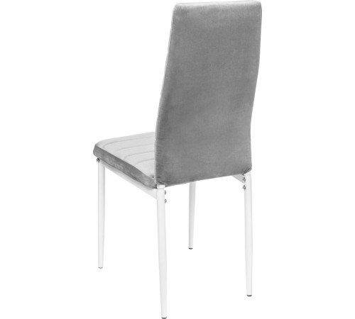 Стул Mio Tesoro Джия DC-060KD 2 шт, светло-серый/белый