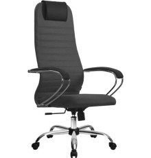 Офисное кресло Metta SU-B-10 хром, темно-серый