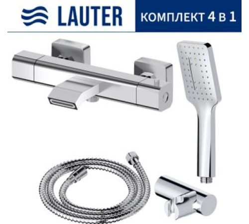 Смеситель Lauter Comfort 21YH40400 с лейкой Relexa Fleur 21S00126