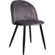 Стул AksHome Honnor серый/черный