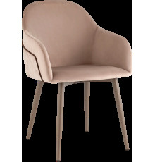 Стул с подлокотниками Stool Group Новел LV-110-H61/H74K-02-7006P серо-коричневый