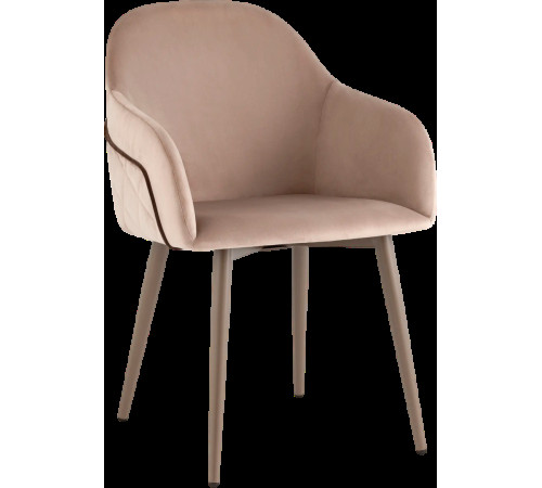 Стул с подлокотниками Stool Group Новел LV-110-H61/H74K-02-7006P серо-коричневый