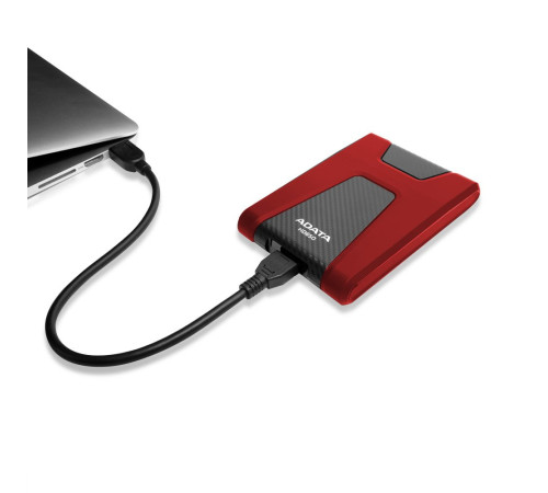 Внешний накопитель ADATA DashDrive Durable HD650 2TB красный